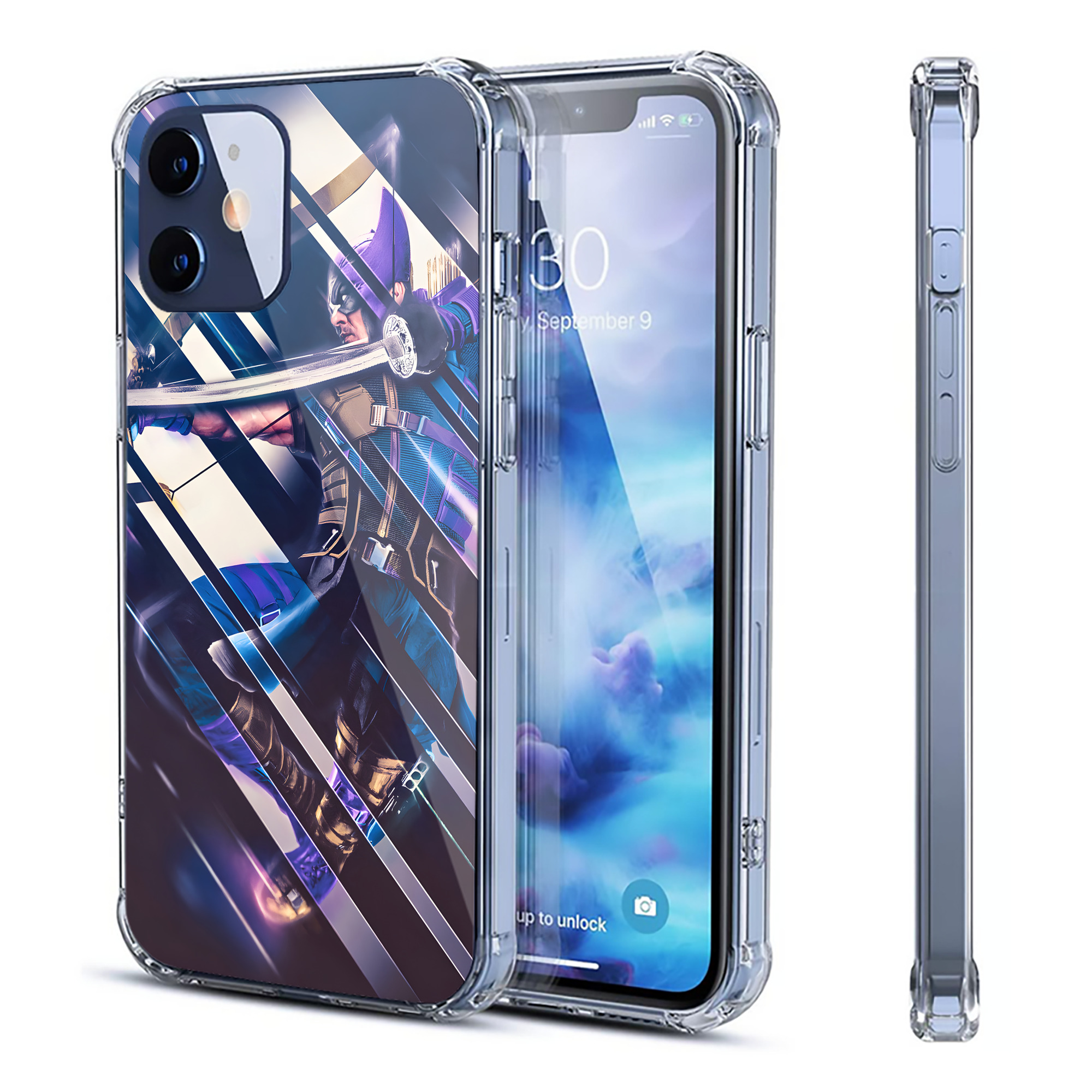 （画像用） アベンジャーズ The Avengers 【iPhone 12シリーズ対応】透明スマホケース（クリアソフトケース）
